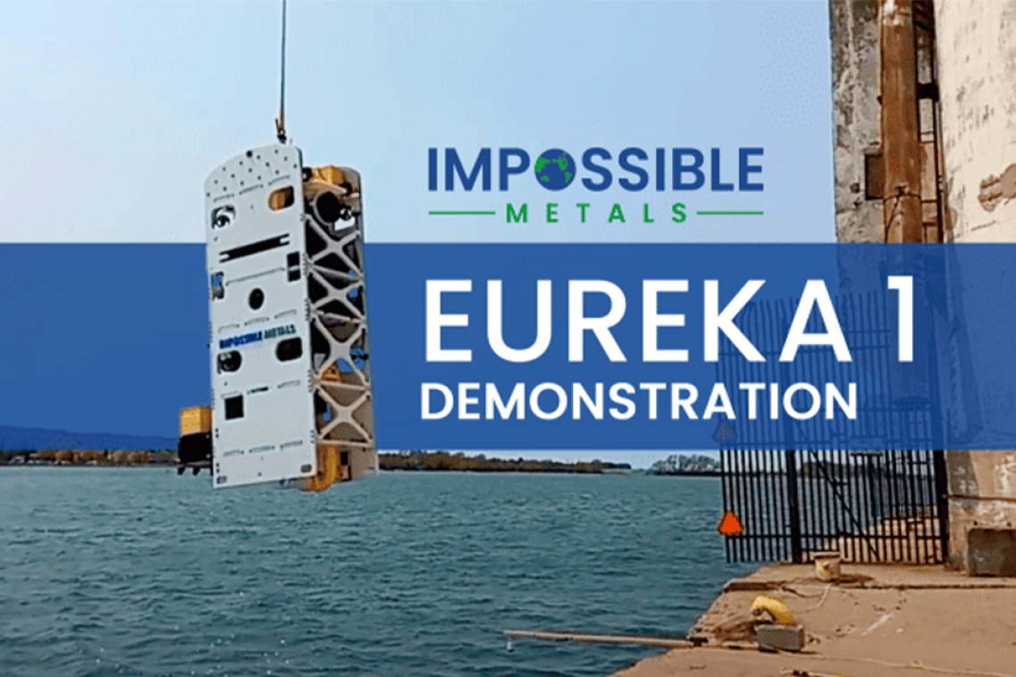 Impossible Metals Successfully Demonstrates Eureka 1 in Shallow Water Test
