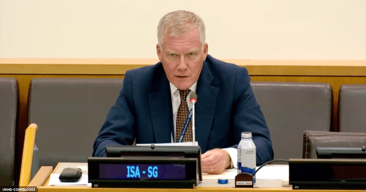 ISA Secretary-General addresses 32nd Meeting of States Parties to UNCLOS