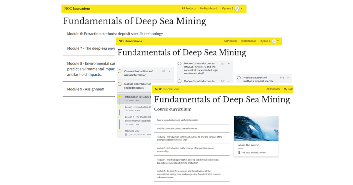 UKSR and Loke Have Developed an Online Training Platform for Implementing a Deep Seabed Minerals Exploration Program